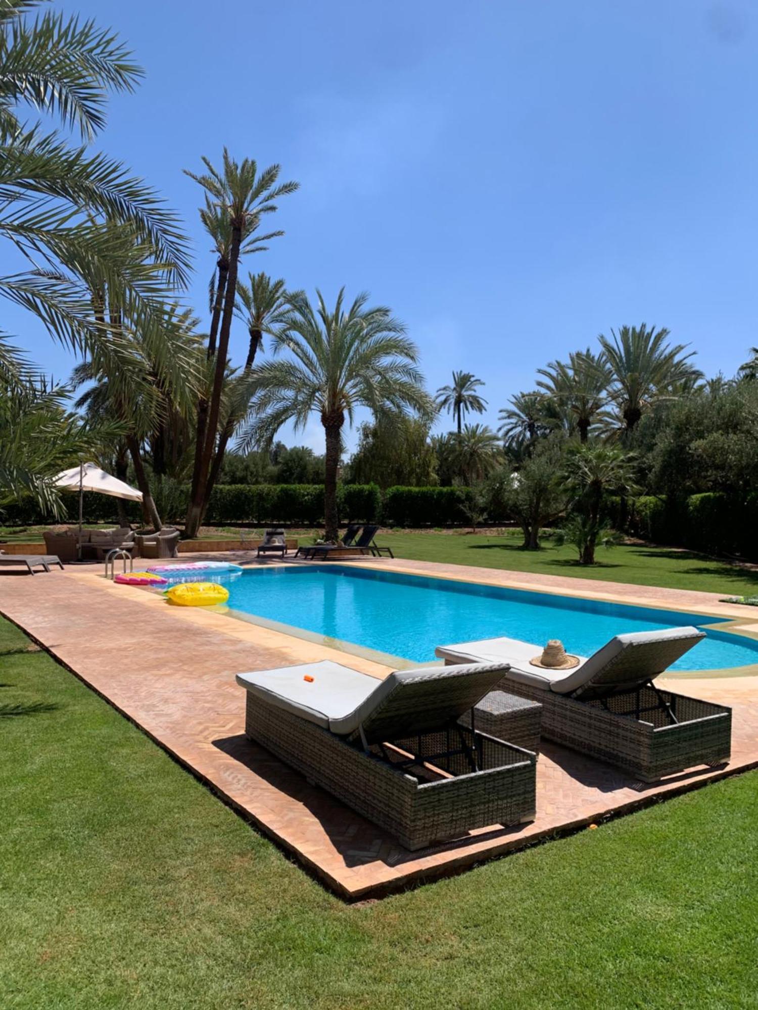 Villa Avec Piscine Privatisee A La Palmeraie Marrákes Kültér fotó